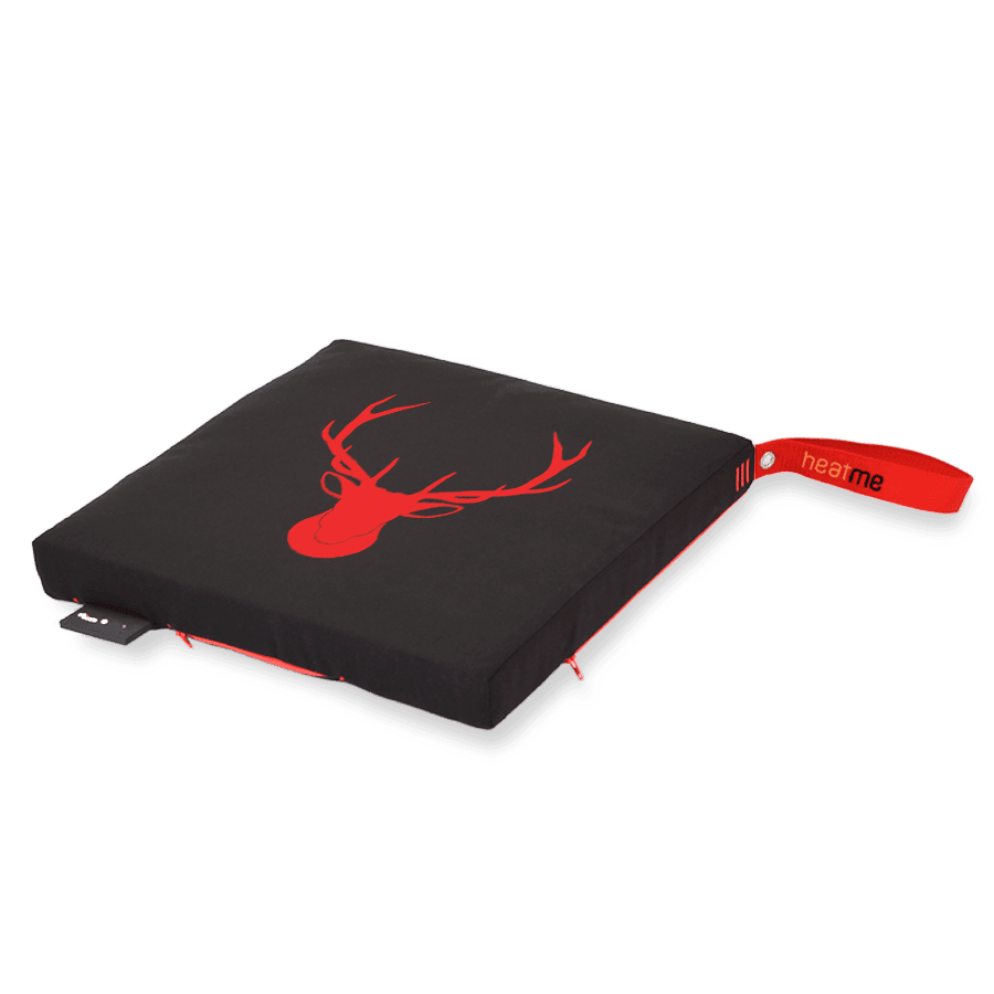 heatme classic Single Akku Heizkissen kabellos Motiv Hirsch schwarz