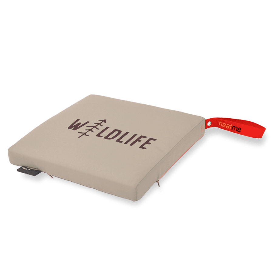 heatme classic Single Akku Heizkissen kabellos Motiv Wildlife sand