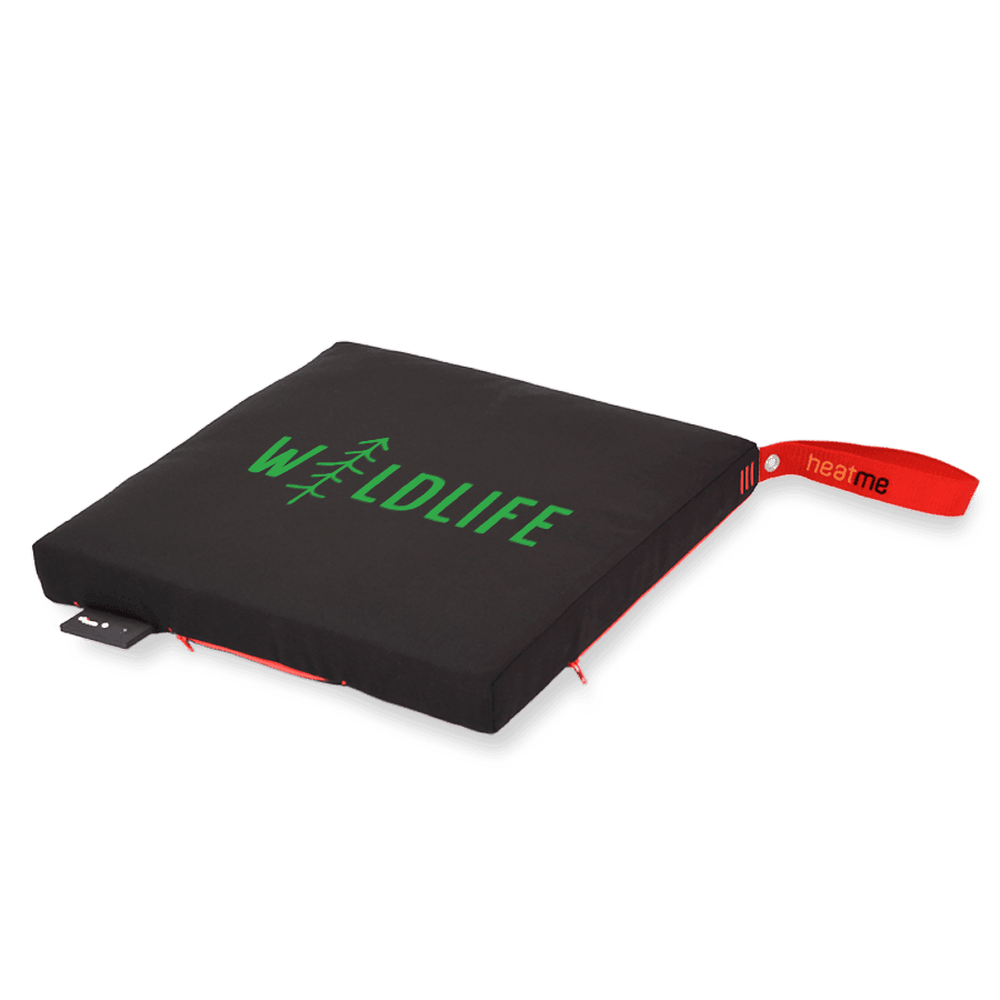 heatme classic Single Akku Heizkissen kabellos Motiv Wildlife schwarz