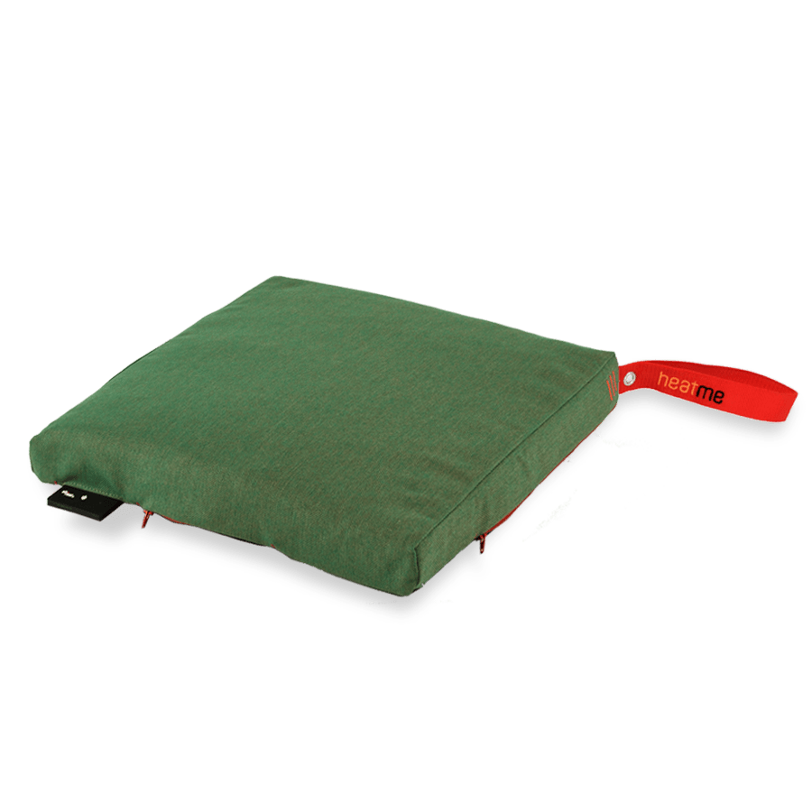 heatme classic Single Akku Heizkissen kabellos evergreen gruen