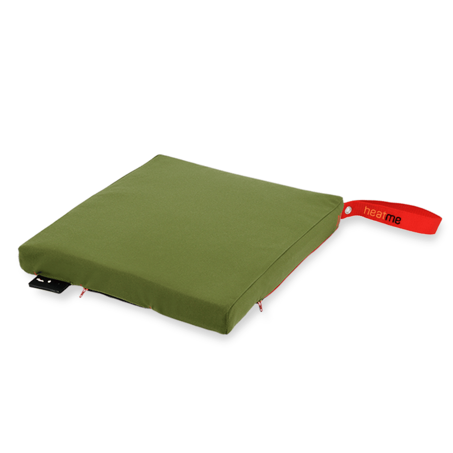 heatme classic Single Akku Heizkissen kabellos olive